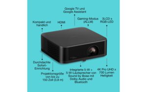 2121946_7 - Mediatech Epson Lifestudio Pop EF-62B, Beamer Metallic-Schwarz, 700 Lumen, Google TV, UHD