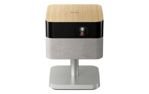 Epson Lifestudio Flex EF-72, Beamer Eiche, 1000 Lumen, Google TV, UHD