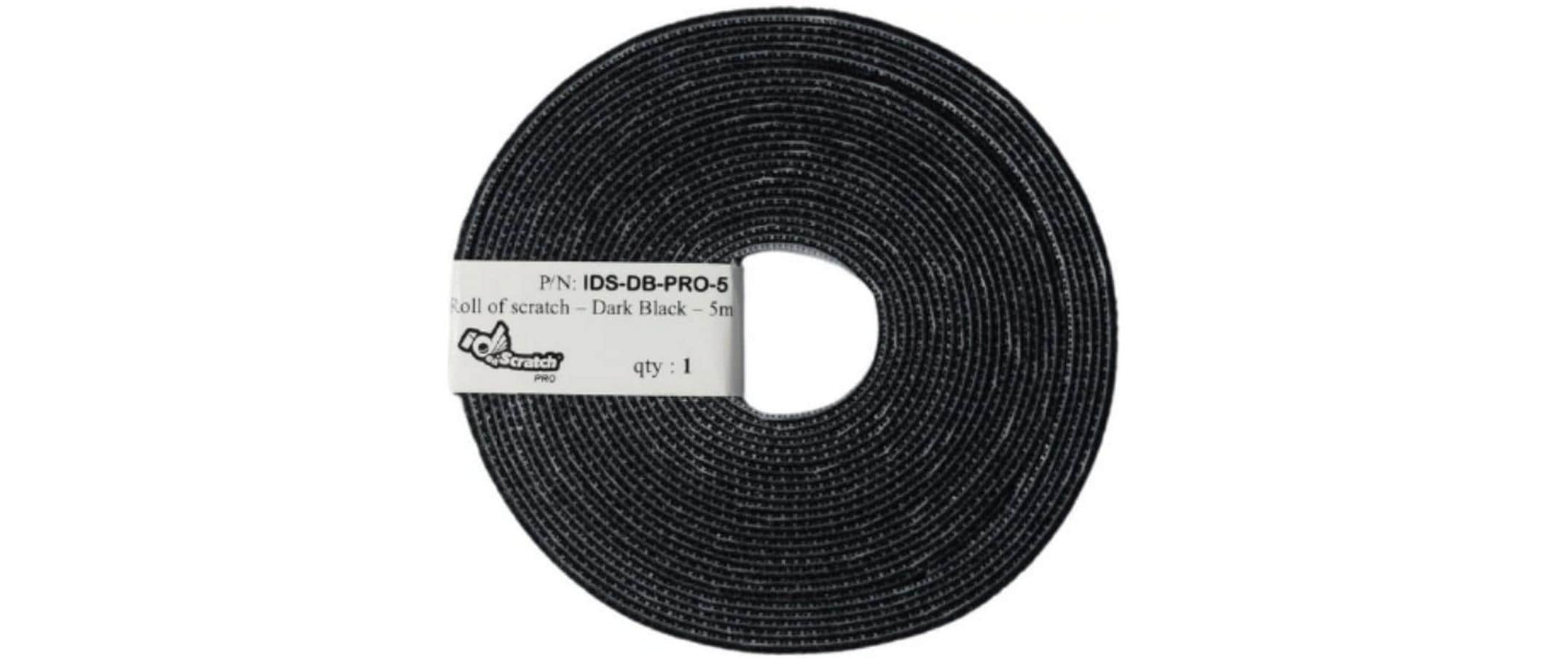 2123192 - Mediatech PatchSee ID-SCRATCH-PRO Klettband Box 5m, Dark Black kaufen Schweiz | Mediatech.ch
