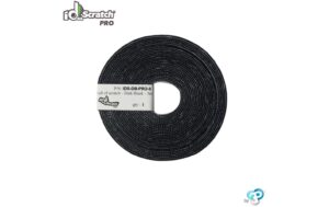 2123192_1 - Mediatech PatchSee ID-SCRATCH-PRO Klettband Box 5m, Dark Black