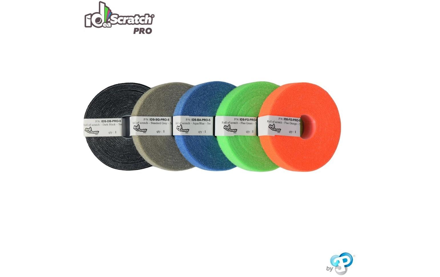 2123193_1 - Mediatech PatchSee ID-SCRATCH-PRO Klettband Box 5m, Fluo Green