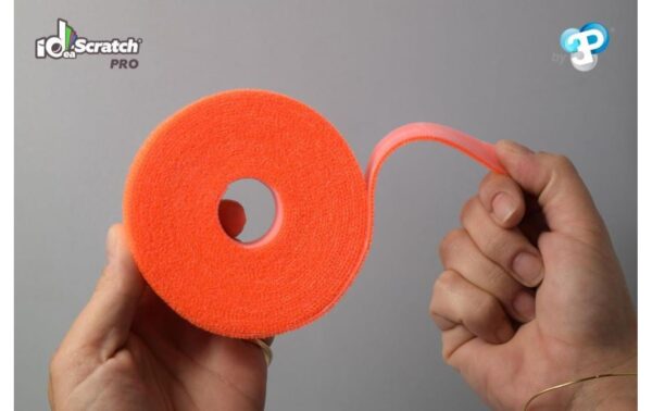 PatchSee ID-SCRATCH-PRO Klettband Box 5m, Fluo Orange