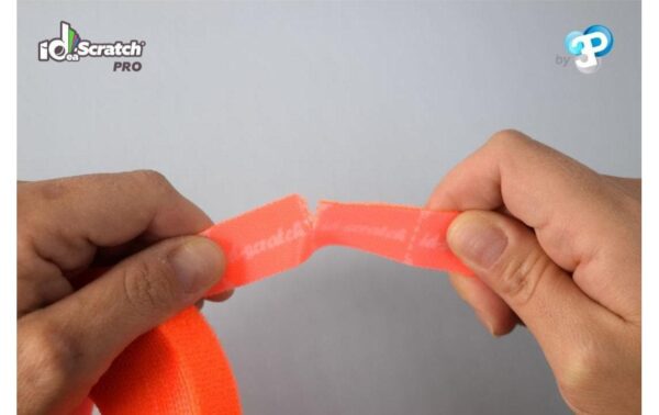 PatchSee ID-SCRATCH-PRO Klettband Box 5m, Fluo Orange