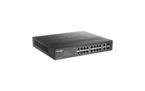 D-Link DGS-1100-18PV2: 18 Port PoE+ Switch 116x Gigabit PoE, 2x Ge/SFP