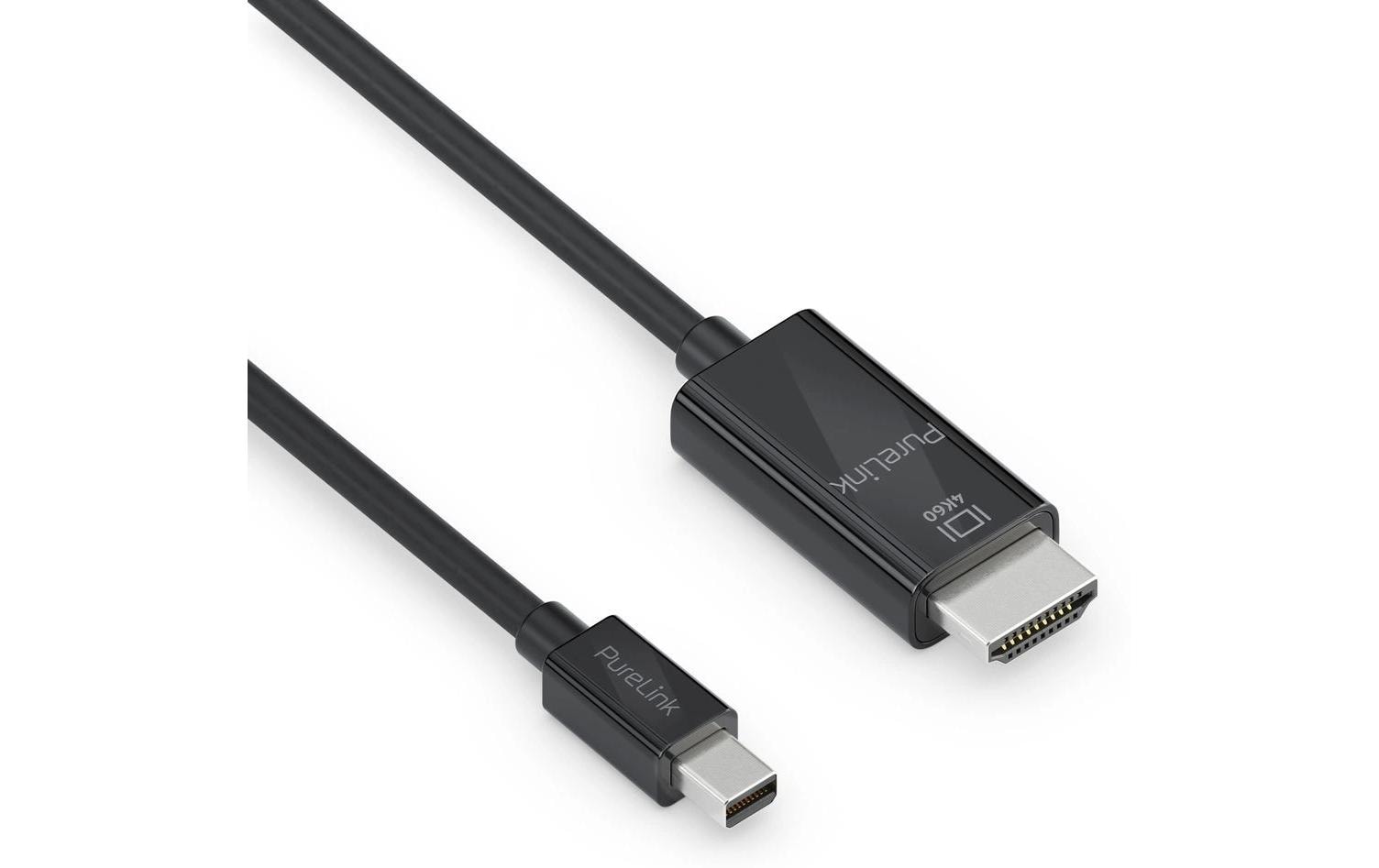 2125825 - Mediatech Purelink Mini DP-HDMI Kabel, 1.5m iSerie, 4K60, schwarz kaufen Schweiz | Mediatech.ch