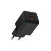 XTORM Wall Charger NextGen, 70W, 1xC, 1xA 100-240V, 1xUSB-C 70W, 1xUSB-A 18W, schwarz