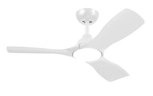 Philips Olas LED Deckenleuchte 24W mit DC-Ventilator 30W, weiss
