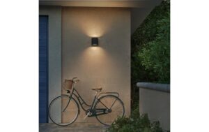 2126694_3 - Mediatech Philips Zyra Outdoor Wandleuchte IP44 Ultra-Efficient, 2x4.3W, 2700K, anthrazit