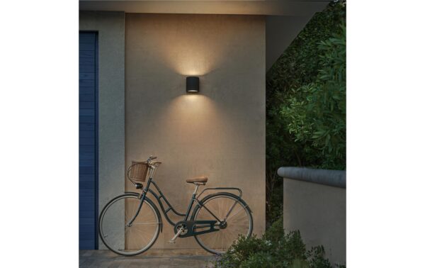 2126694_3 - Mediatech Philips Zyra Outdoor Wandleuchte IP44 Ultra-Efficient, 2x4.3W, 2700K, anthrazit