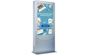 Peerless-AV KIPC2543-S-EUK Kiosk 43, Portrait, Silber