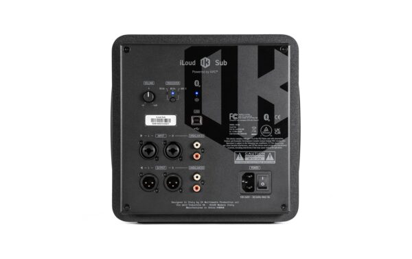IK Multimedia iLoud Sub 160W RMS, 2x XLR, 2x RCA