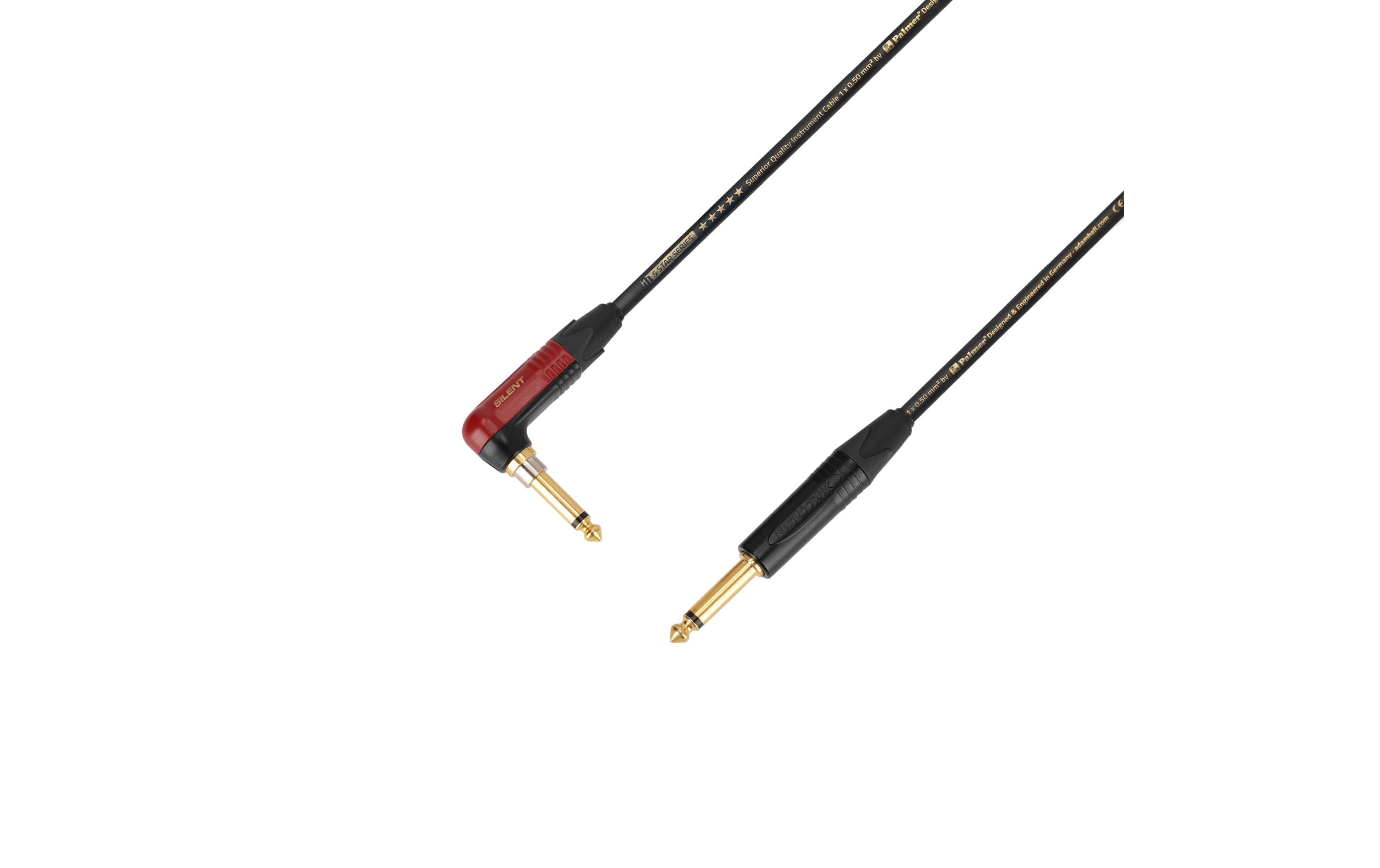 2130183 - Mediatech Adam Hall Cables 5 STAR IPR 0300 Silent 90° Instrumentenkabel, 3m, silentPlug 90° kaufen Schweiz | Mediatech.ch