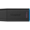 Kingston Portable DT Exodia 128GB, USB 3.2 mit Schutzkappe & Schlüsselring (blau)