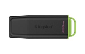2132009 - Mediatech Kingston Portable DT Exodia 256GB, USB 3.2 mit Schutzkappe & Schlüsselring (grün)