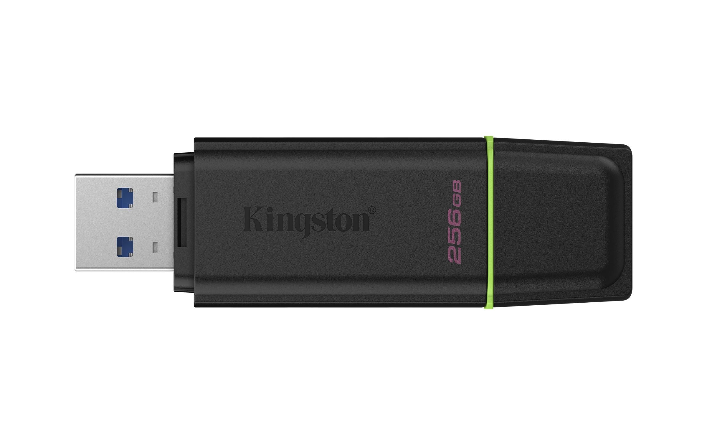 2132009_1 - Mediatech Kingston Portable DT Exodia 256GB, USB 3.2 mit Schutzkappe & Schlüsselring (grün)