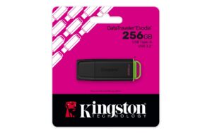 2132009_3 - Mediatech Kingston Portable DT Exodia 256GB, USB 3.2 mit Schutzkappe & Schlüsselring (grün)