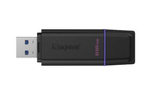 Kingston Portable DT Exodia 512GB, USB 3.2 mit Schutzkappe & Schlüsselring (purple)