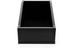 GLORIOUS 7 Record Box Advanced Schwarz 110 Kompakte Aufbewahrung für ~110x 7''-Vinyls