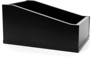 GLORIOUS 7 Record Box Advanced Schwarz 110 Kompakte Aufbewahrung für ~110x 7''-Vinyls