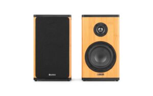 Audizio BS20-BM Regal-Speaker Set, 50W, BT, Akku, bamboo kaufen Schweiz | Mediatech.ch
