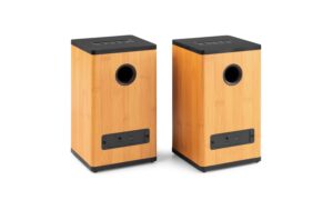 Audizio BS20-BM Regal-Speaker Set, 50W, BT, Akku, bamboo
