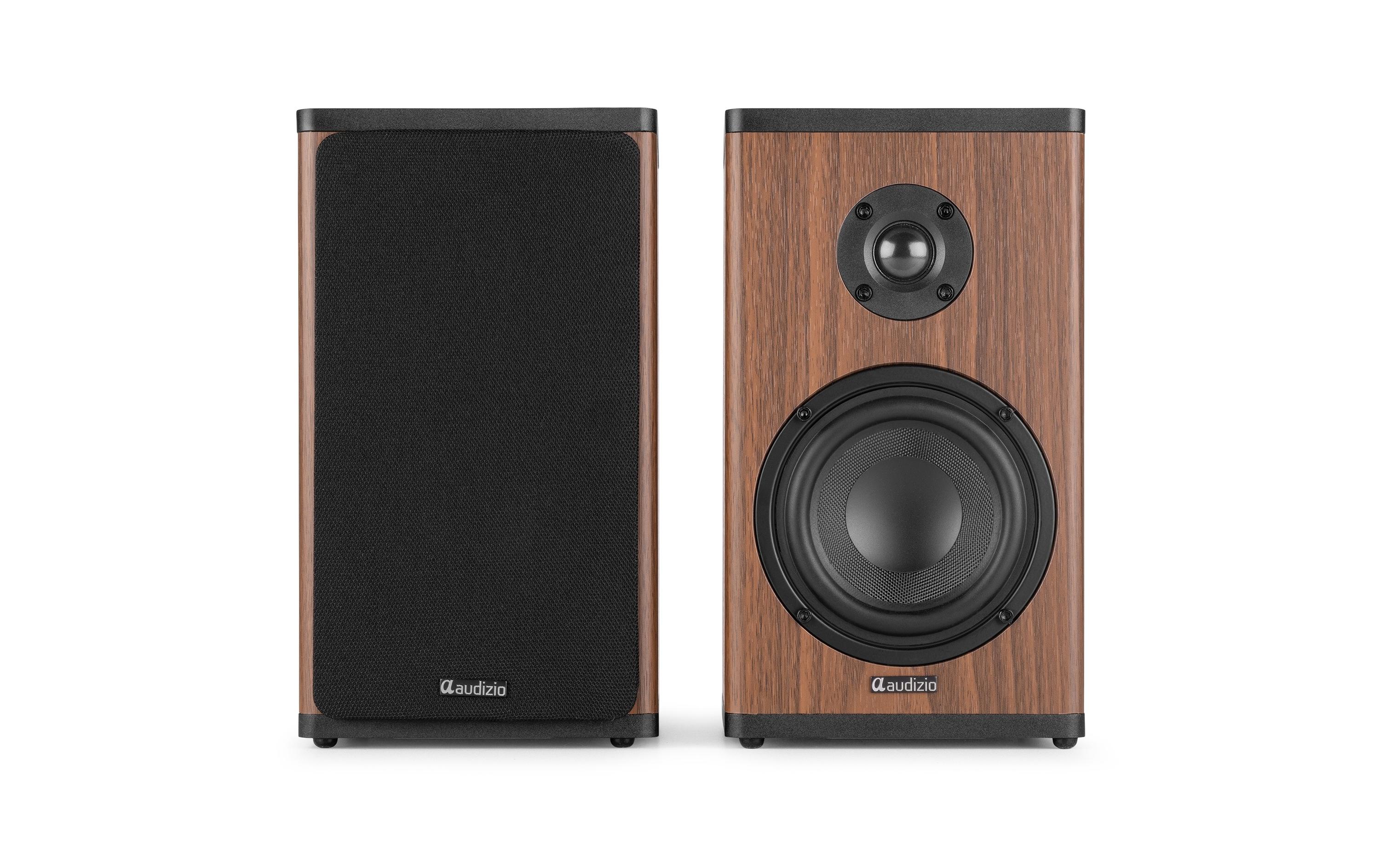 2132066 - Mediatech Audizio BS20-DW Regal-Speaker Set, 50W, BT, Akku, dk Holz kaufen Schweiz | Mediatech.ch