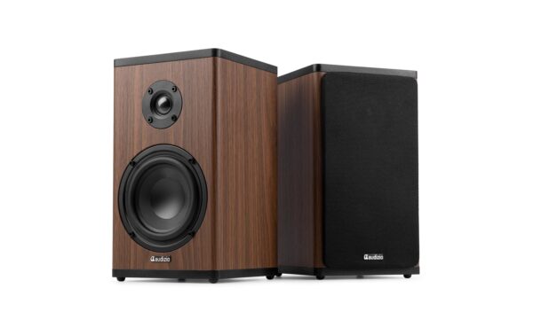 2132066_2 - Mediatech Audizio BS20-DW Regal-Speaker Set, 50W, BT, Akku, dk Holz