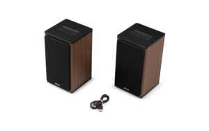 2132066_3 - Mediatech Audizio BS20-DW Regal-Speaker Set, 50W, BT, Akku, dk Holz