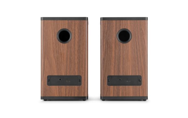 2132066_5 - Mediatech Audizio BS20-DW Regal-Speaker Set, 50W, BT, Akku, dk Holz