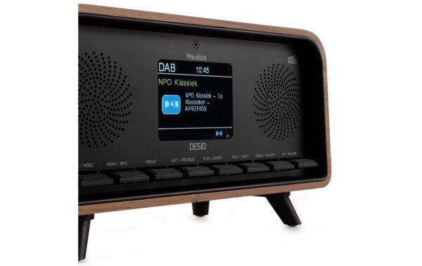Audizio Desio-LWD Retro DAB+ Radio, Stereo, BT, holzfarben