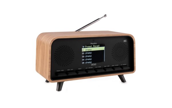 Audizio Desio-LWD Retro DAB+ Radio, Stereo, BT, holzfarben