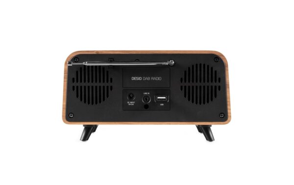 Audizio Desio-LWD Retro DAB+ Radio, Stereo, BT, holzfarben