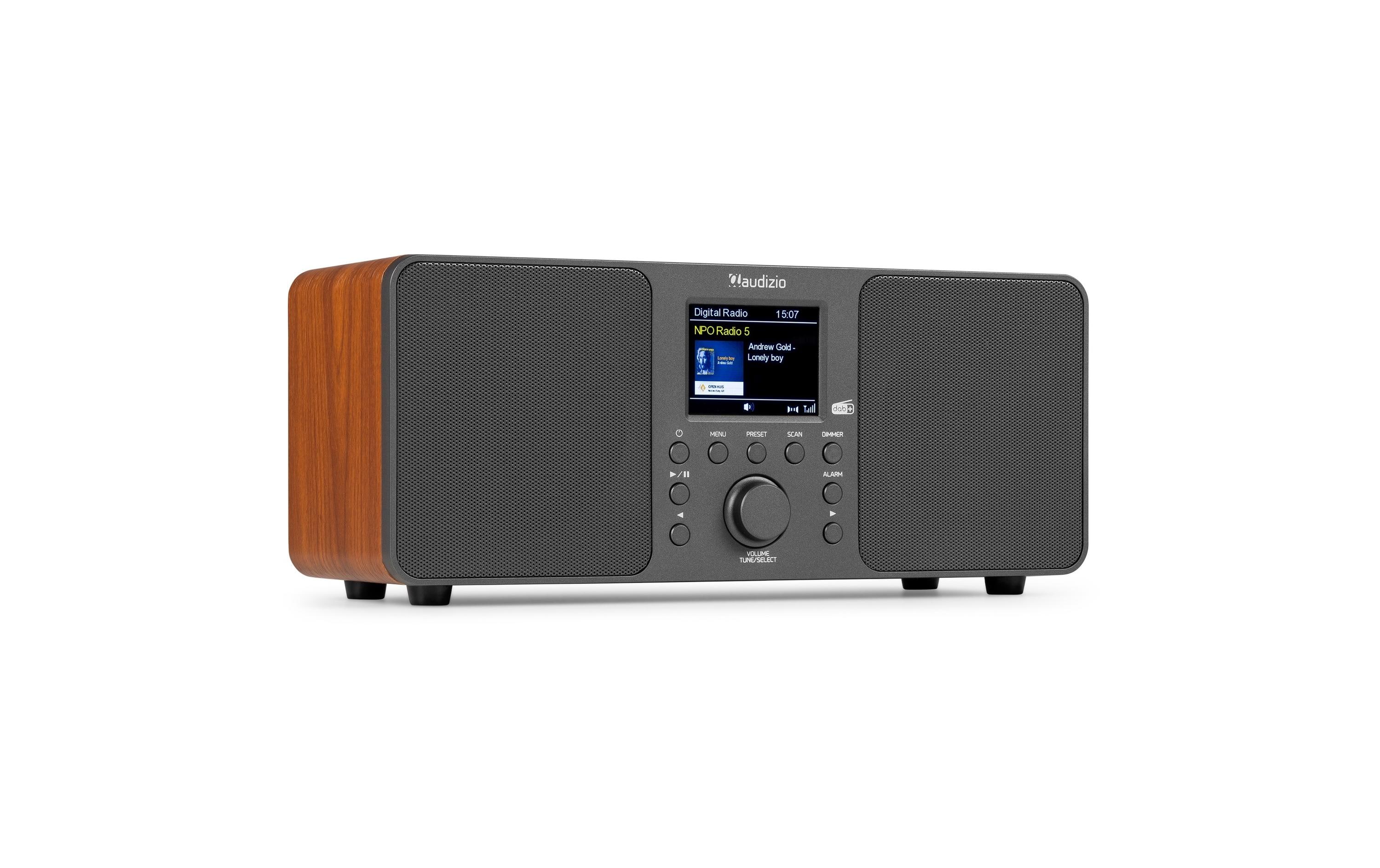2132071_1 - Mediatech Audizio Genua-DG DAB+/FM Radio mit BT, Stereo, dunkelgrau