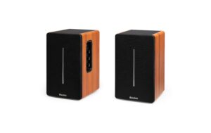Audizio KS01B Aktivlautsprecher Set, 120W, BT, holzfarben