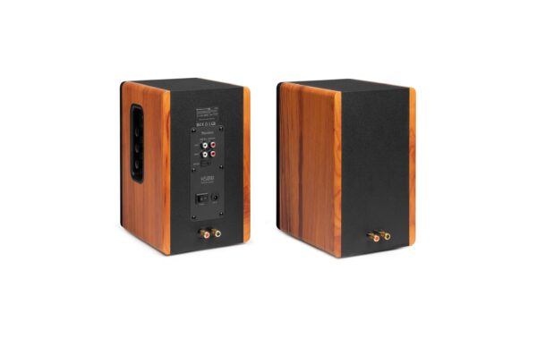 Audizio KS01B Aktivlautsprecher Set, 120W, BT, holzfarben