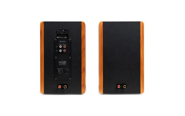 2132075_6 - Mediatech Audizio KS01-WD Regal-Lautsprecher Set, 80W, BT, holzfarben
