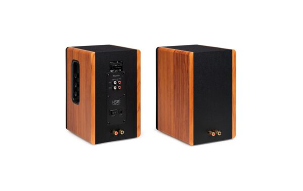 2132075_7 - Mediatech Audizio KS01-WD Regal-Lautsprecher Set, 80W, BT, holzfarben