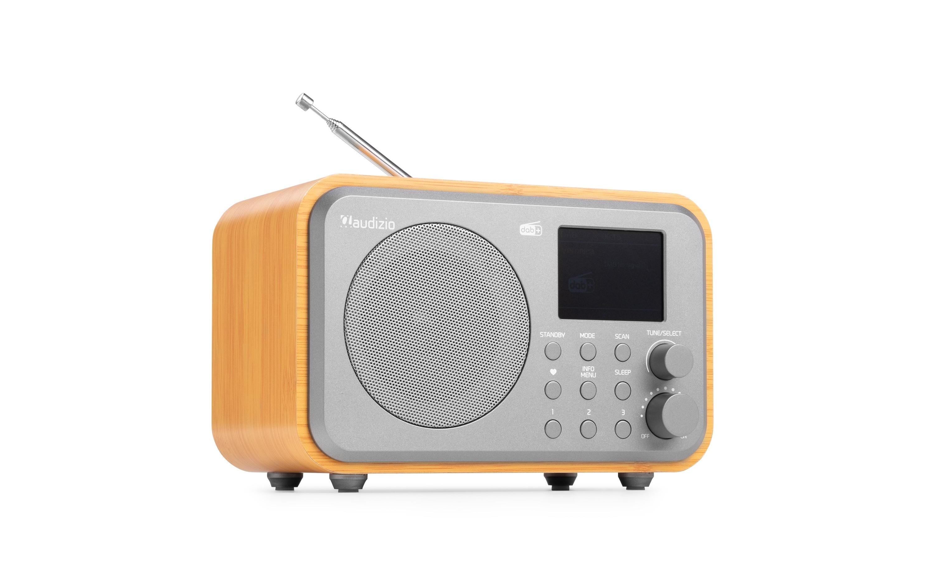 2132082_1 - Mediatech Audizio Milan-Bamboo DAB+ Radio mit BT u. FM, bambusfarben