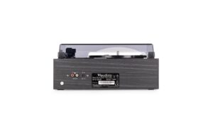 Audizio Reno-BK Retro Plattenspieler, BT, Stereo, schwarz