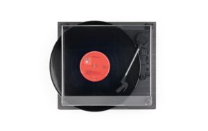 Audizio Reno-BK Retro Plattenspieler, BT, Stereo, schwarz