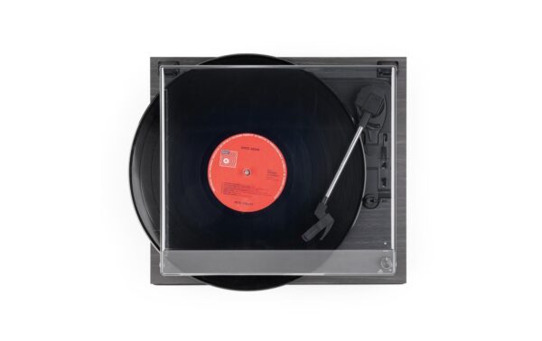 Audizio Reno-BK Retro Plattenspieler, BT, Stereo, schwarz
