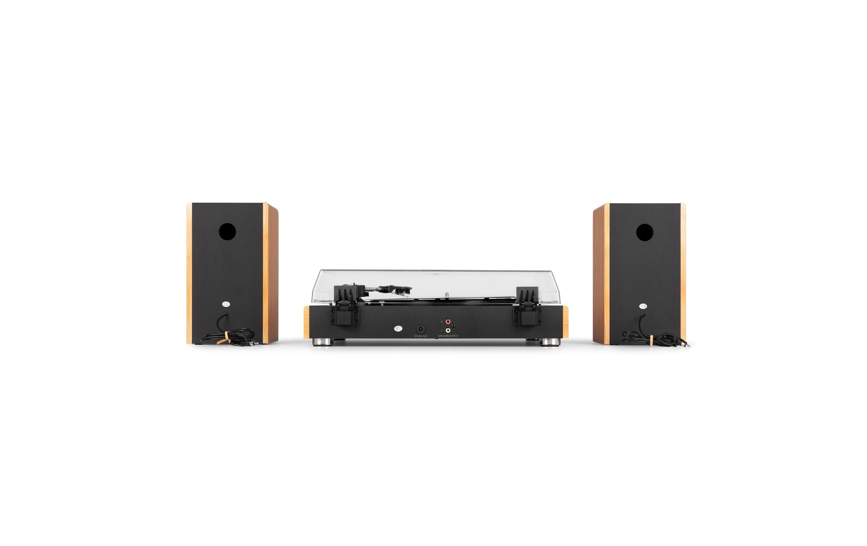 2132088 - Mediatech Audizio RP335BB Plattenspieler mit Lautsprecher, bambus kaufen Schweiz | Mediatech.ch