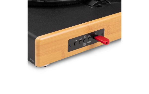 2132088_5 - Mediatech Audizio RP335BB Plattenspieler mit Lautsprecher, bambus