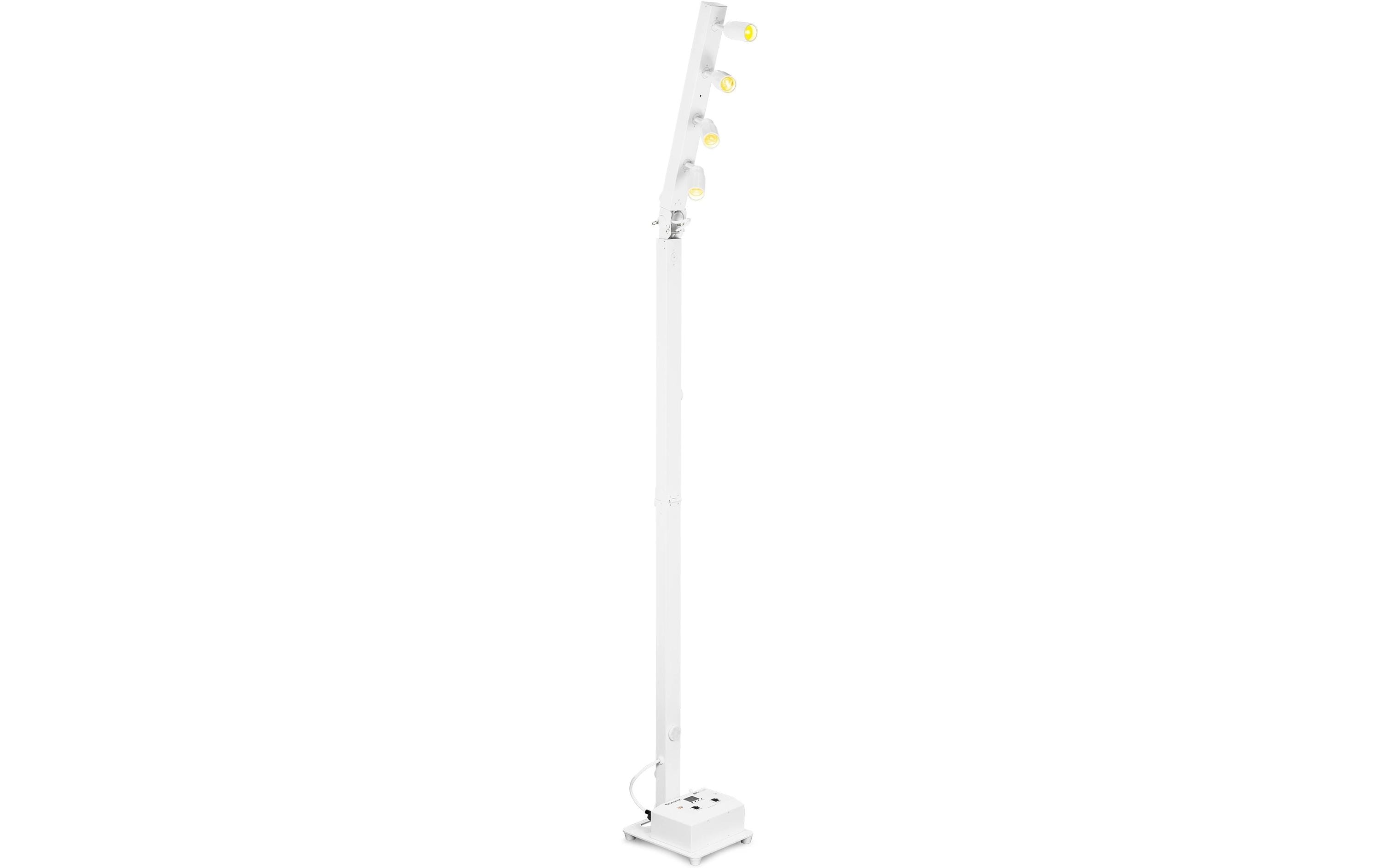 2132097_1 - Mediatech BeamZ BPL410W Stehlampe, 4x 10W WW LED, Akku, DMX, weiss