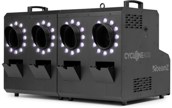 BeamZ Cyclone 400 Nebel & Seifenblasen, 48x RGBW LED, DMX, RF