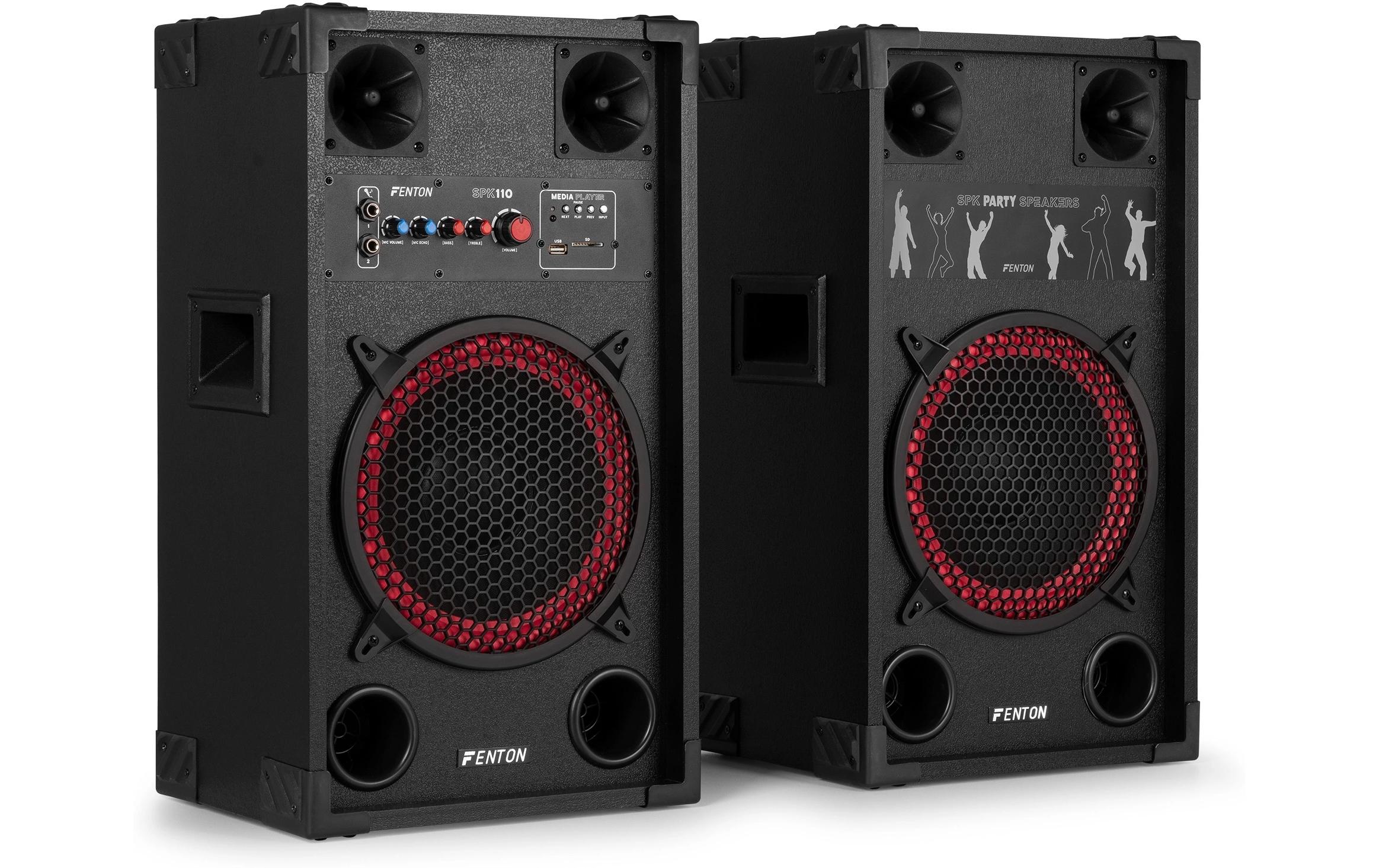 2132136 - Mediatech Fenton SPK-110 Aktiv-Lautsprecher Set, 10, BT, MP3-Player kaufen Schweiz | Mediatech.ch