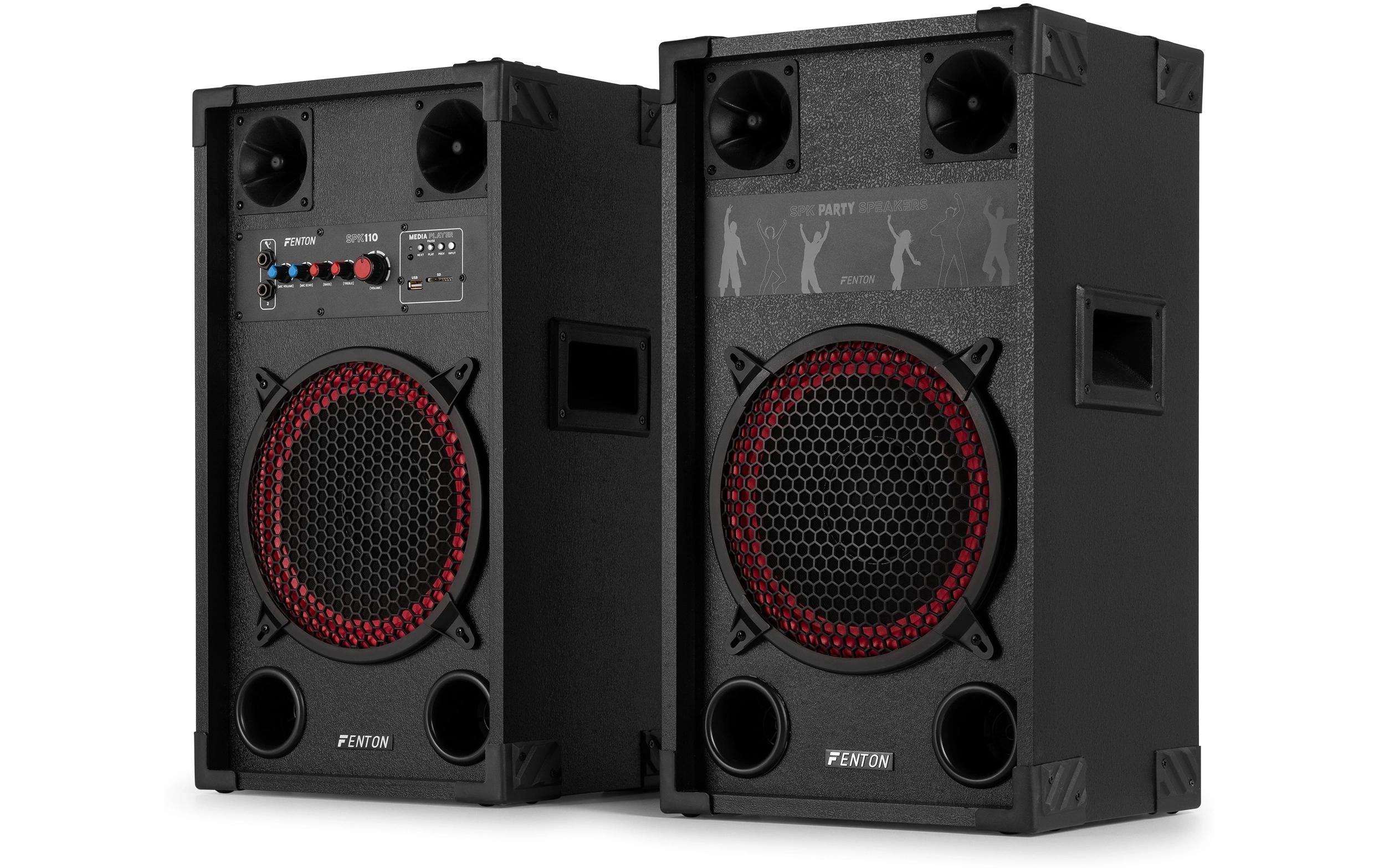 2132136_1 - Mediatech Fenton SPK-110 Aktiv-Lautsprecher Set, 10, BT, MP3-Player