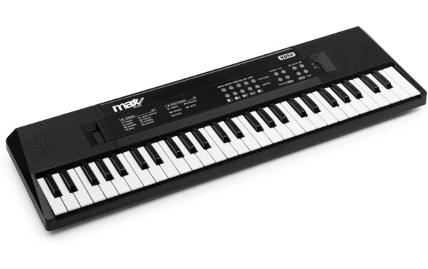 MAX KD54 Keyboard, 54 Tasten, Batterie, schwarz