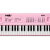 MAX KD54P Keyboard, 54 Tasten, Batterie, pink