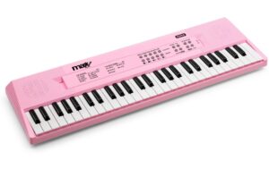 MAX KD54P Keyboard, 54 Tasten, Batterie, pink